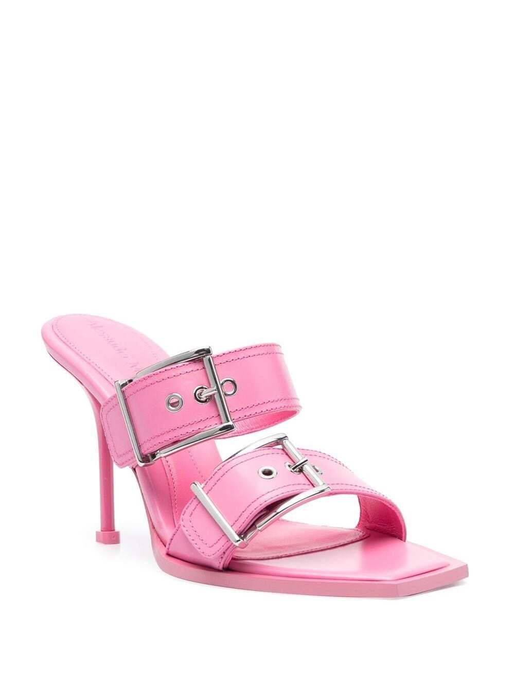 Alexander McQueen Buckle Sandals 105mm Formal Party Evening Romantic Prom 9